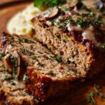 Creamy Mushroom Meatloaf