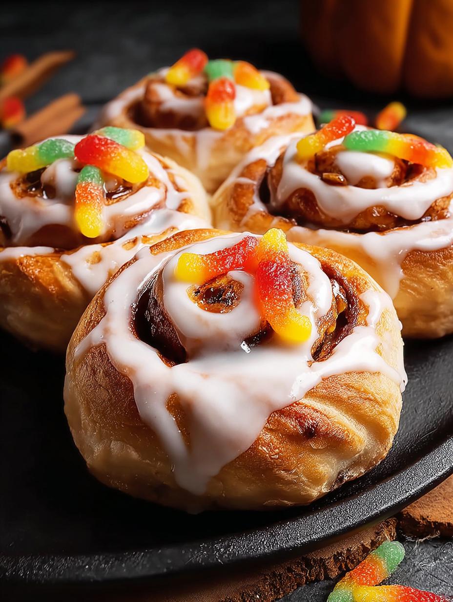 Creepy Crawly Cinnamon Rolls: 1 Delightful Bake