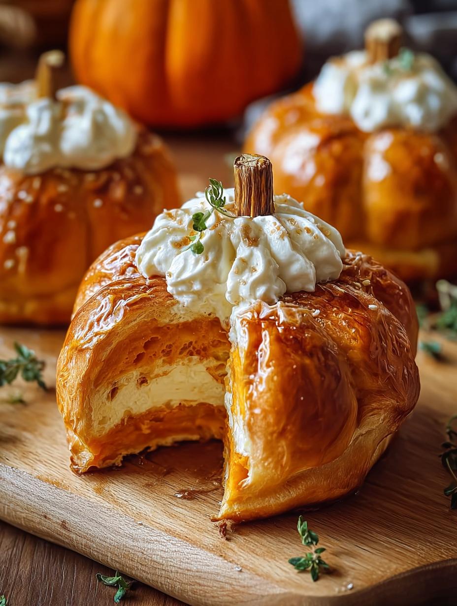 Crescent Pumpkins Cream Cheese: 12 Amazing Fall Treats - Crescent Pumpkins Cream Cheese - main visual representation