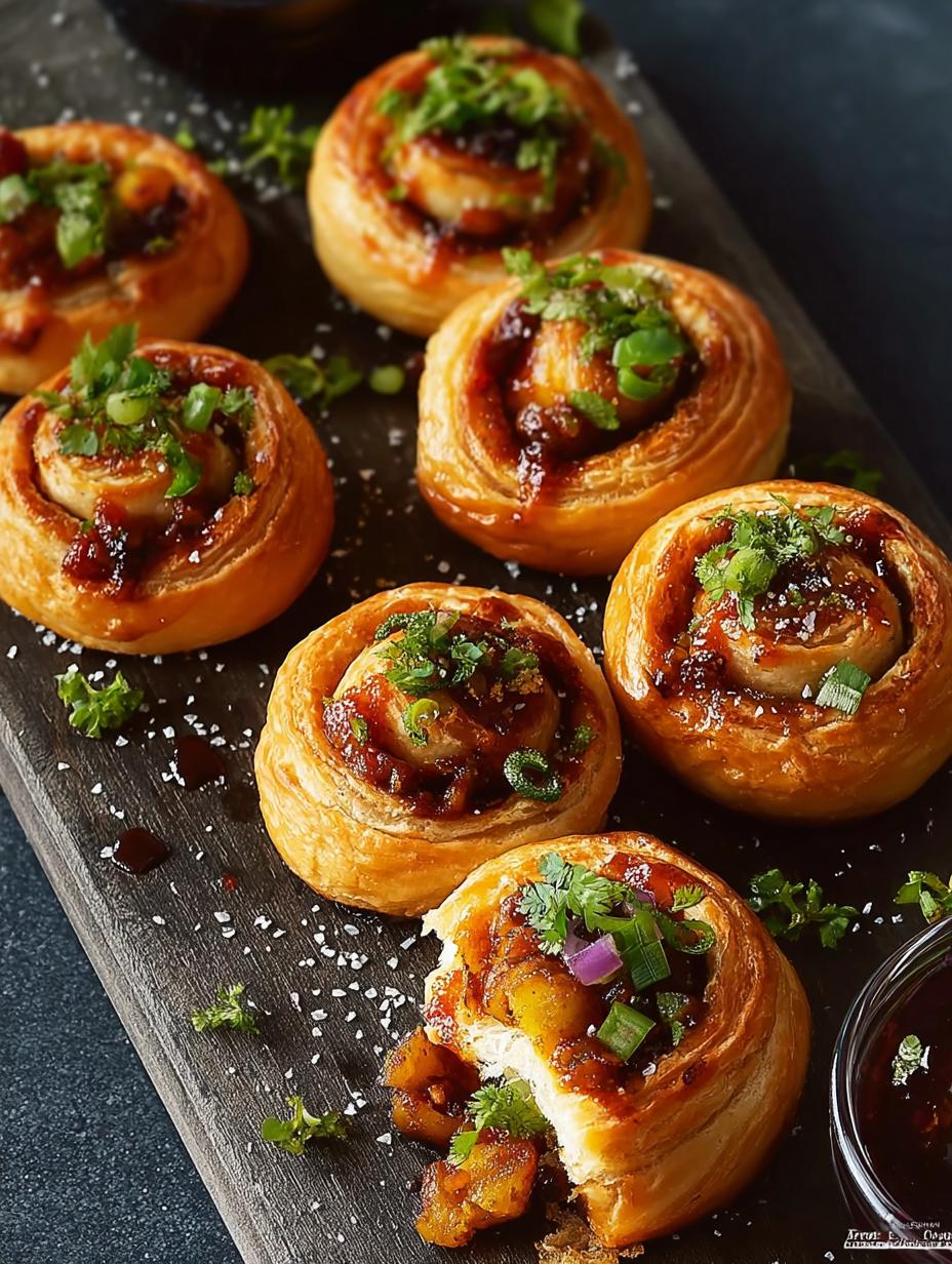 Dabeli Puff Pastry Swirl: Heavenly Flavor - Dabeli Puff Pastry Swirl - main visual representation