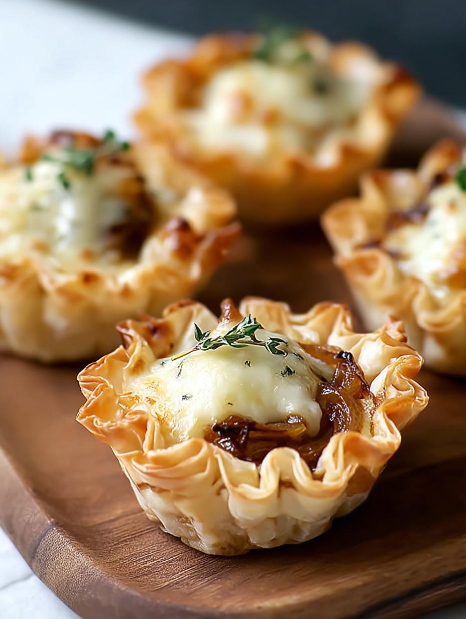 French Onion Tartlets