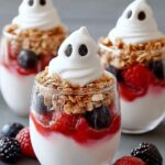 Ghostly Yogurt Parfaits