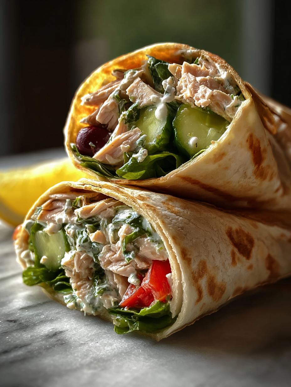 Greek Tuna Wrap: 9 Amazing Flavors - Greek Tuna Wrap - additional detail