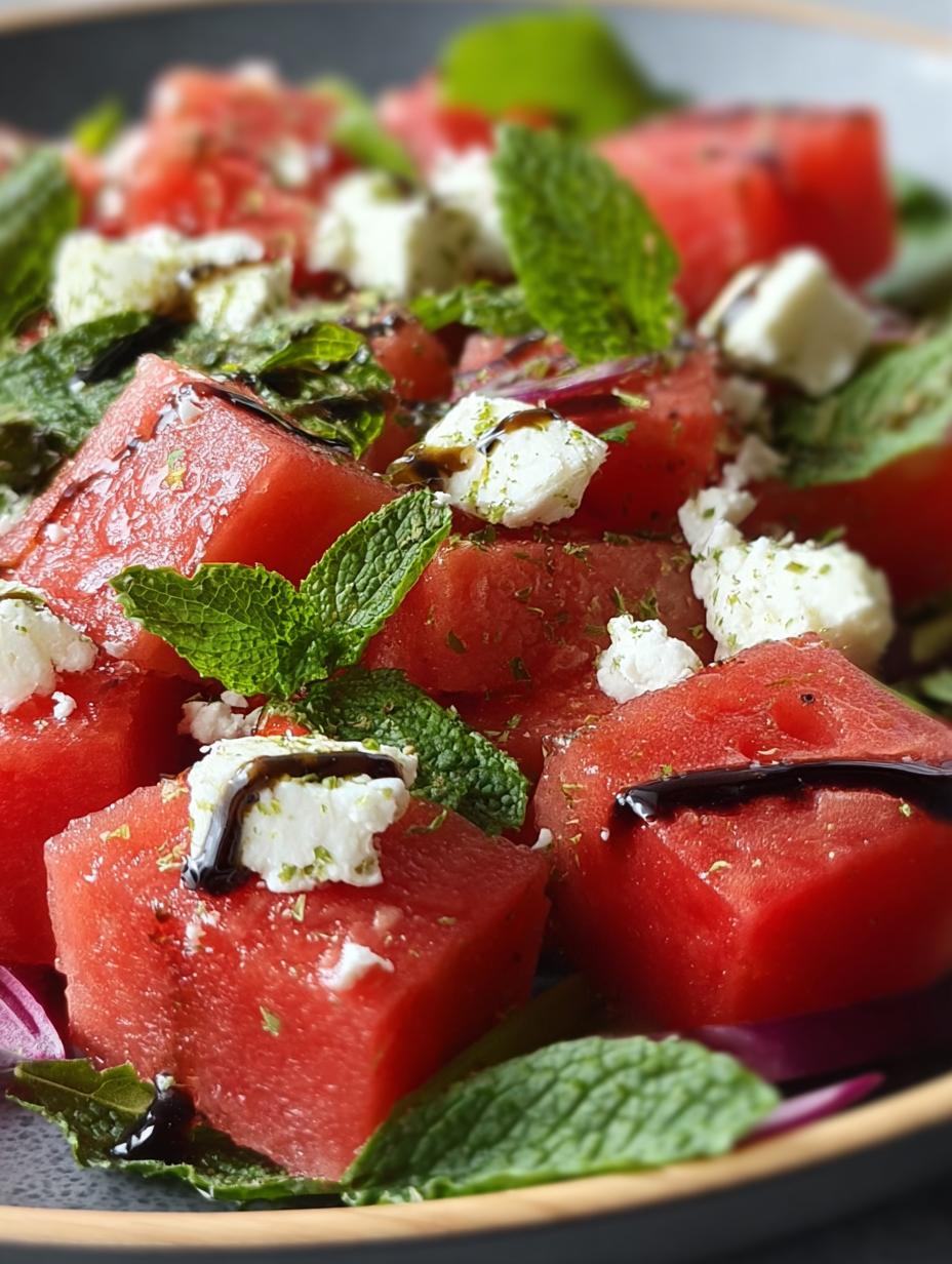 Ingredient Watermelon Feta Salad