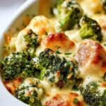 Keto Broccoli Cauliflower Gratin