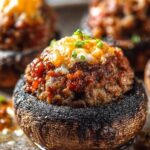 Keto Stuffed Portobello Mushrooms