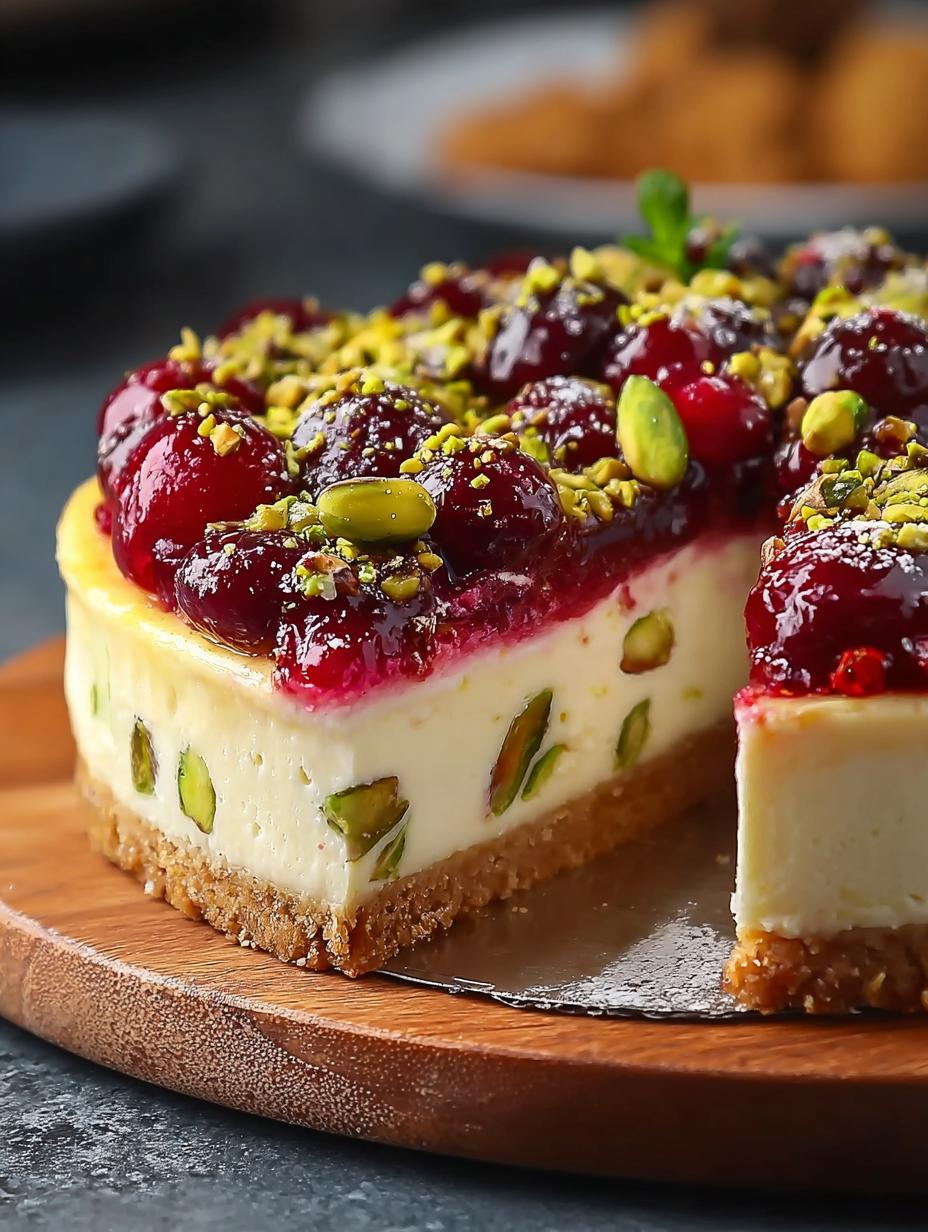 Luscious Lemon Lime Cherry: 1 Magical Cheesecake - Luscious Lemon Lime Cherry - additional detail