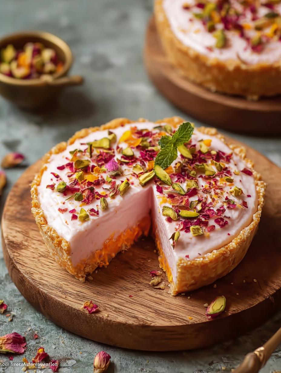 Motichoor Tart Rose Shrikhand: 1 Easy Dessert