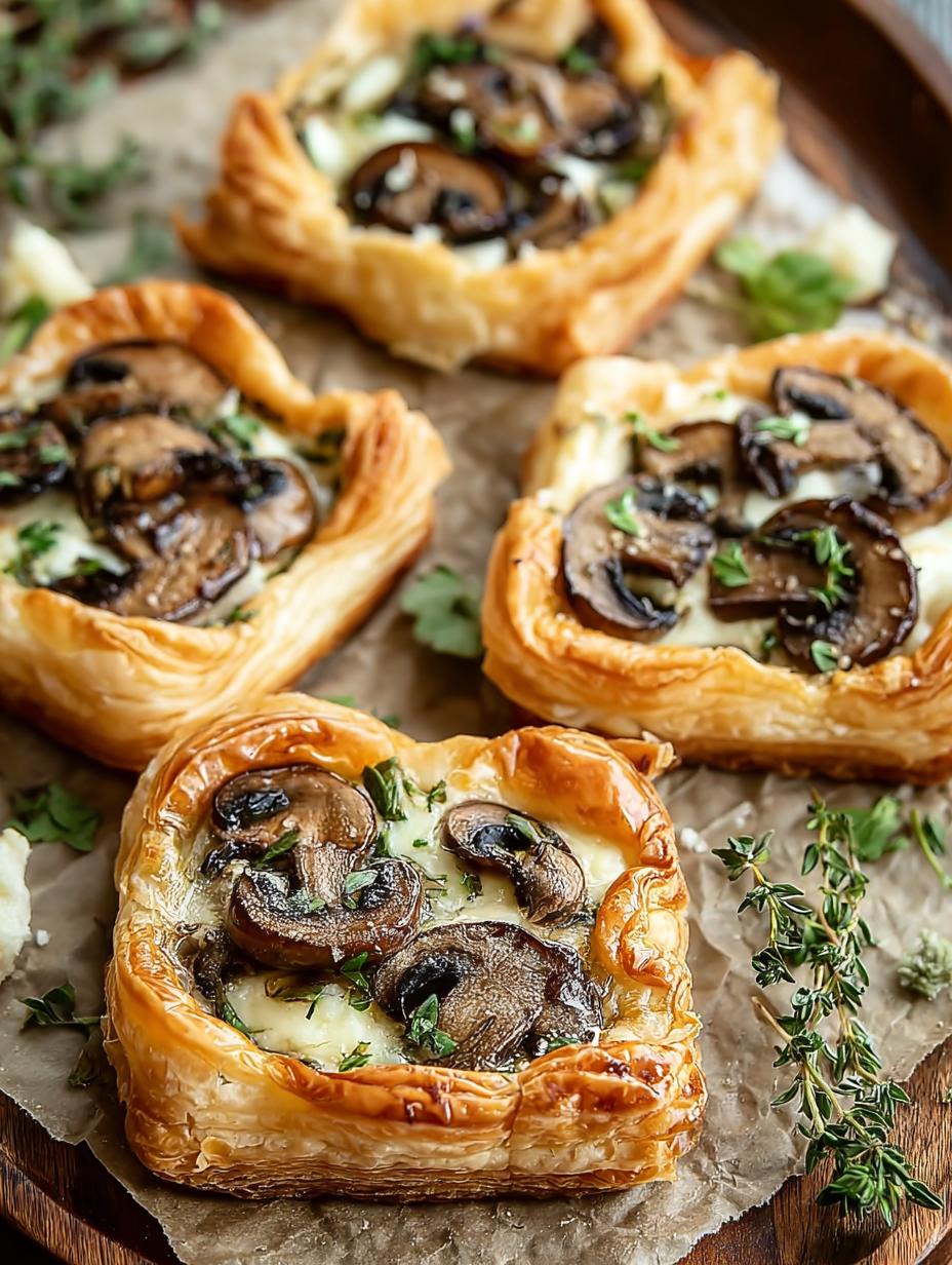 Amazing Mushroom Tartlets: 15 Min Prep - Mushroom Tartlets - main visual representation