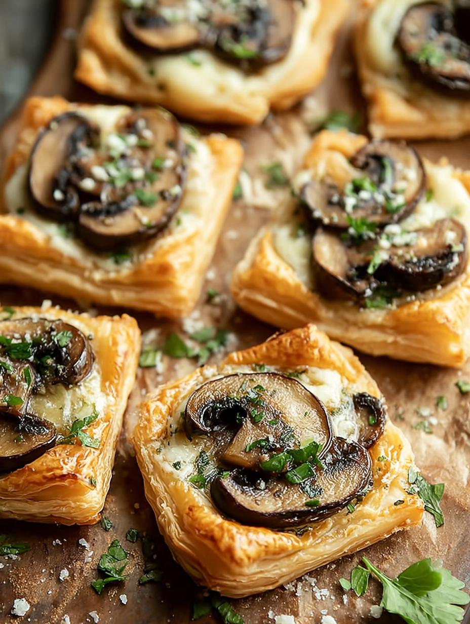 Amazing Mushroom Tartlets: 15 Min Prep - Mushroom Tartlets - additional detail
