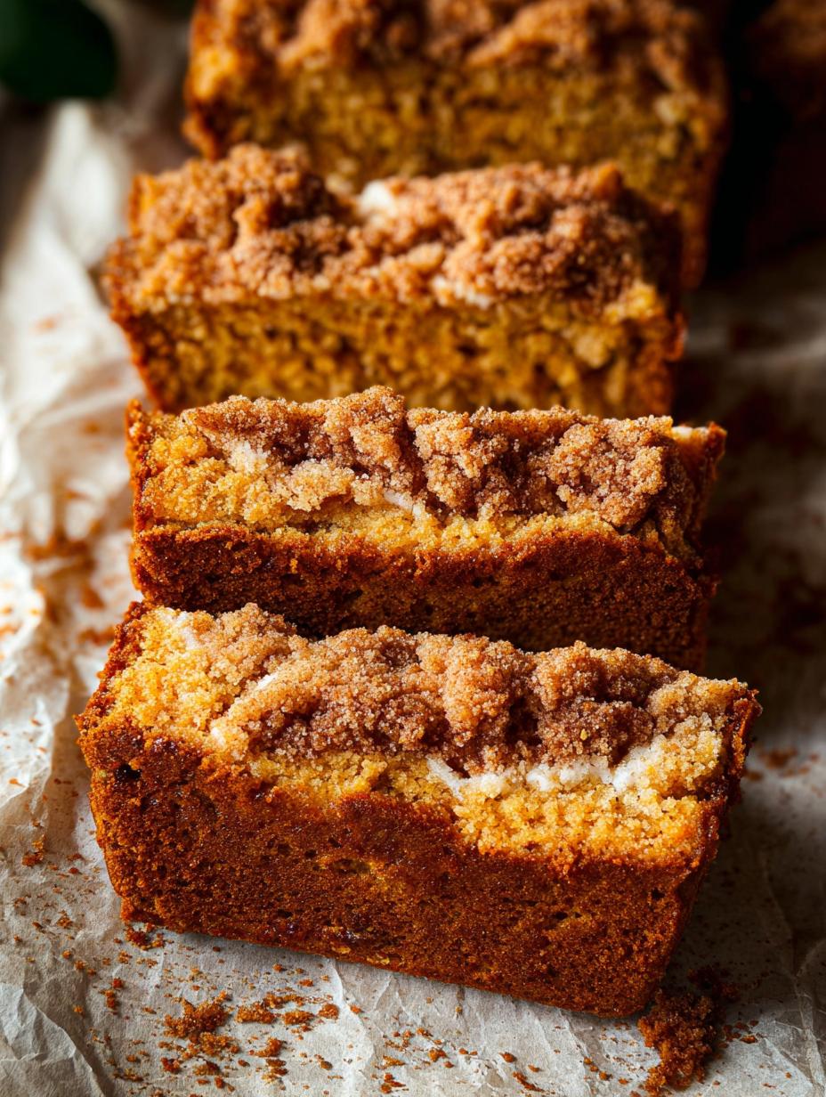 Amazing Pumpkin Bread Streusel Topping Recipe