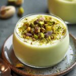 Silky Pistachio Panna Cotta
