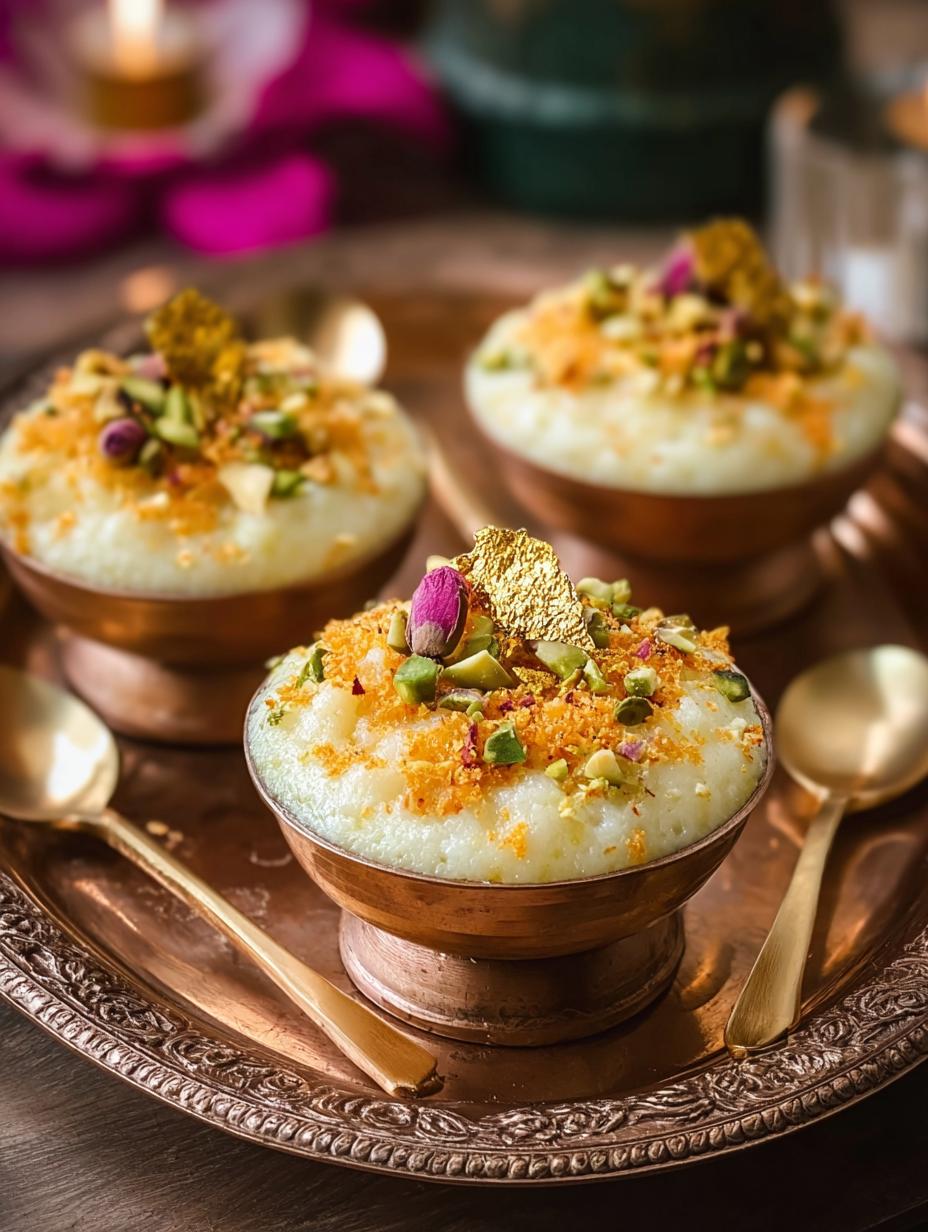 Sitaphal Phirni Motichoor Cups: 1 Divine Dessert