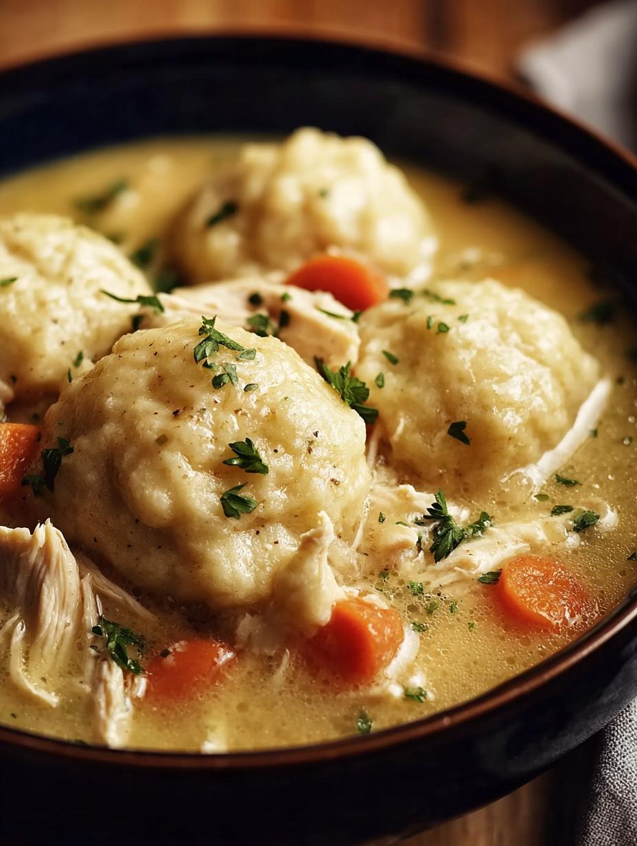 Slow Cooker Chicken Dumplings: Easy Comfort Dish