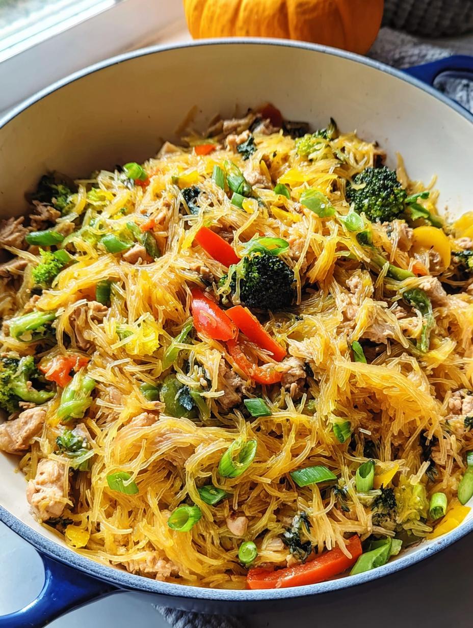 Spaghetti Squash Chow Mein: Flavorful 1-Dish Wonder - Spaghetti Squash Chow Mein - main visual representation