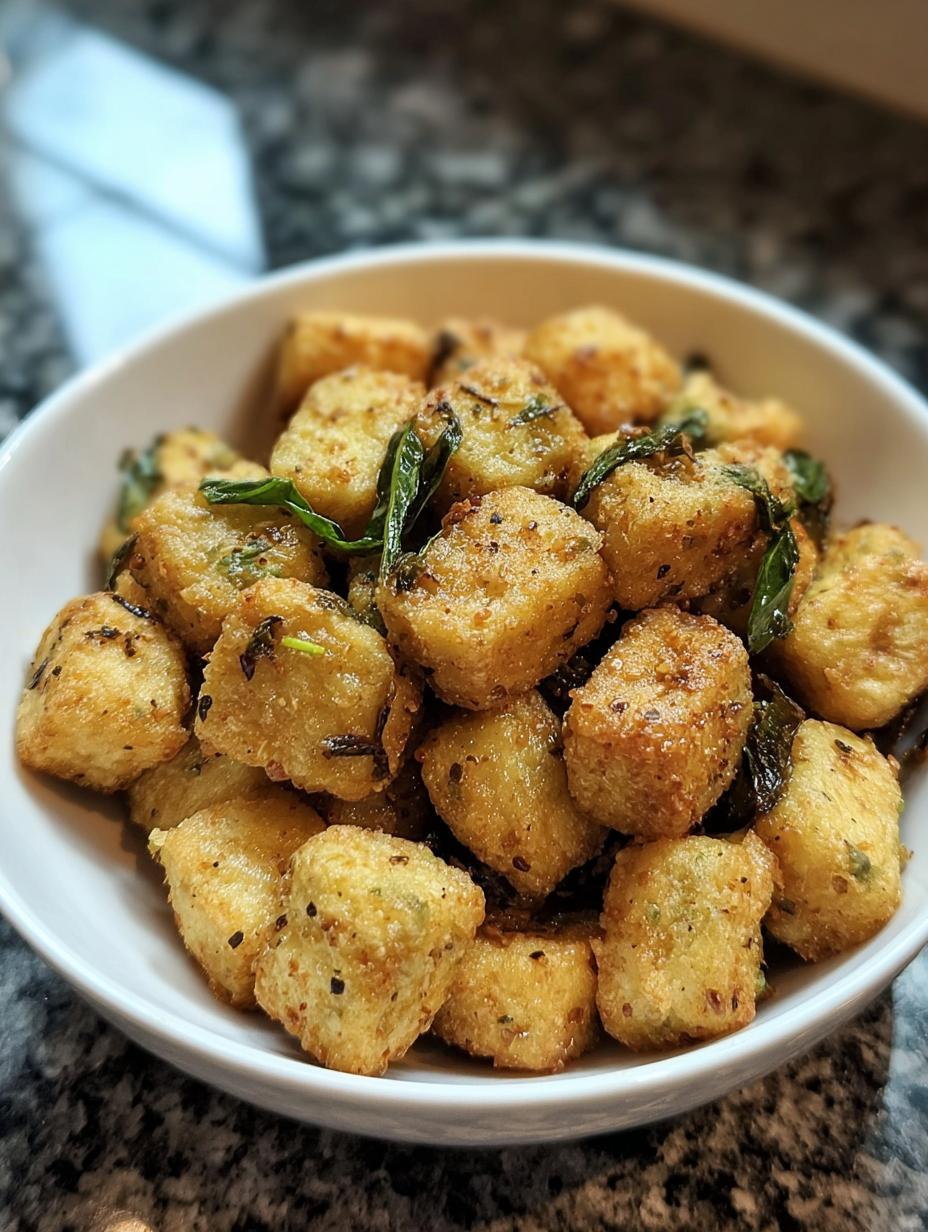 Taiwanese Popcorn Tofu: Amazing 1 Hour Crispy Snack - Taiwanese Popcorn Tofu - additional detail