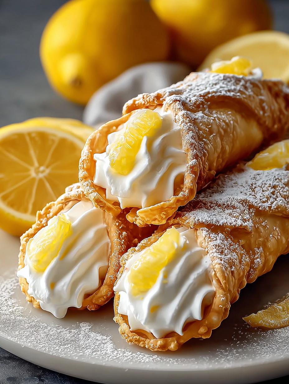 Zesty Lemon Meringue Pie: 12 Cannoli Delight