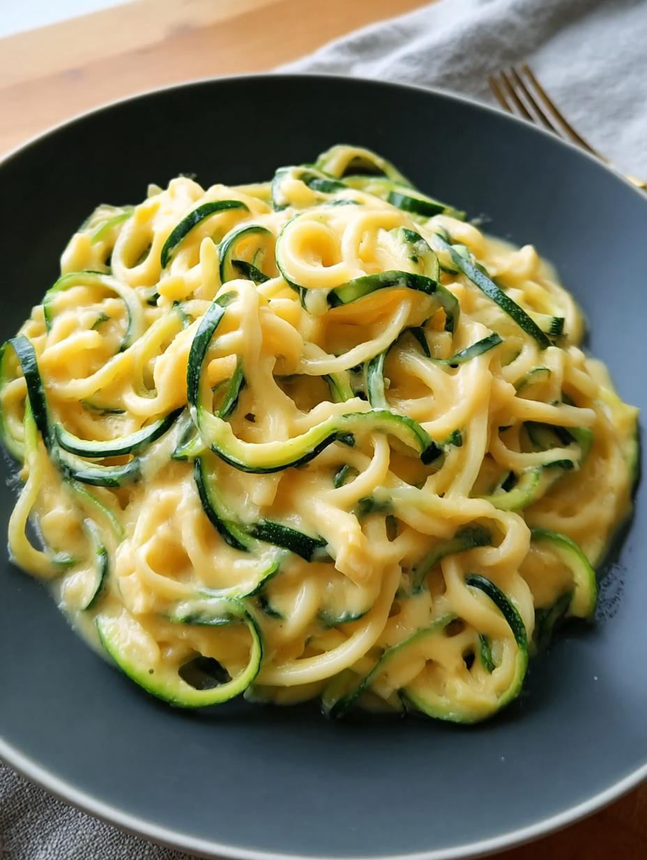 Zucchini Noodles Mac Cheese: Delectable 10-Min Meal