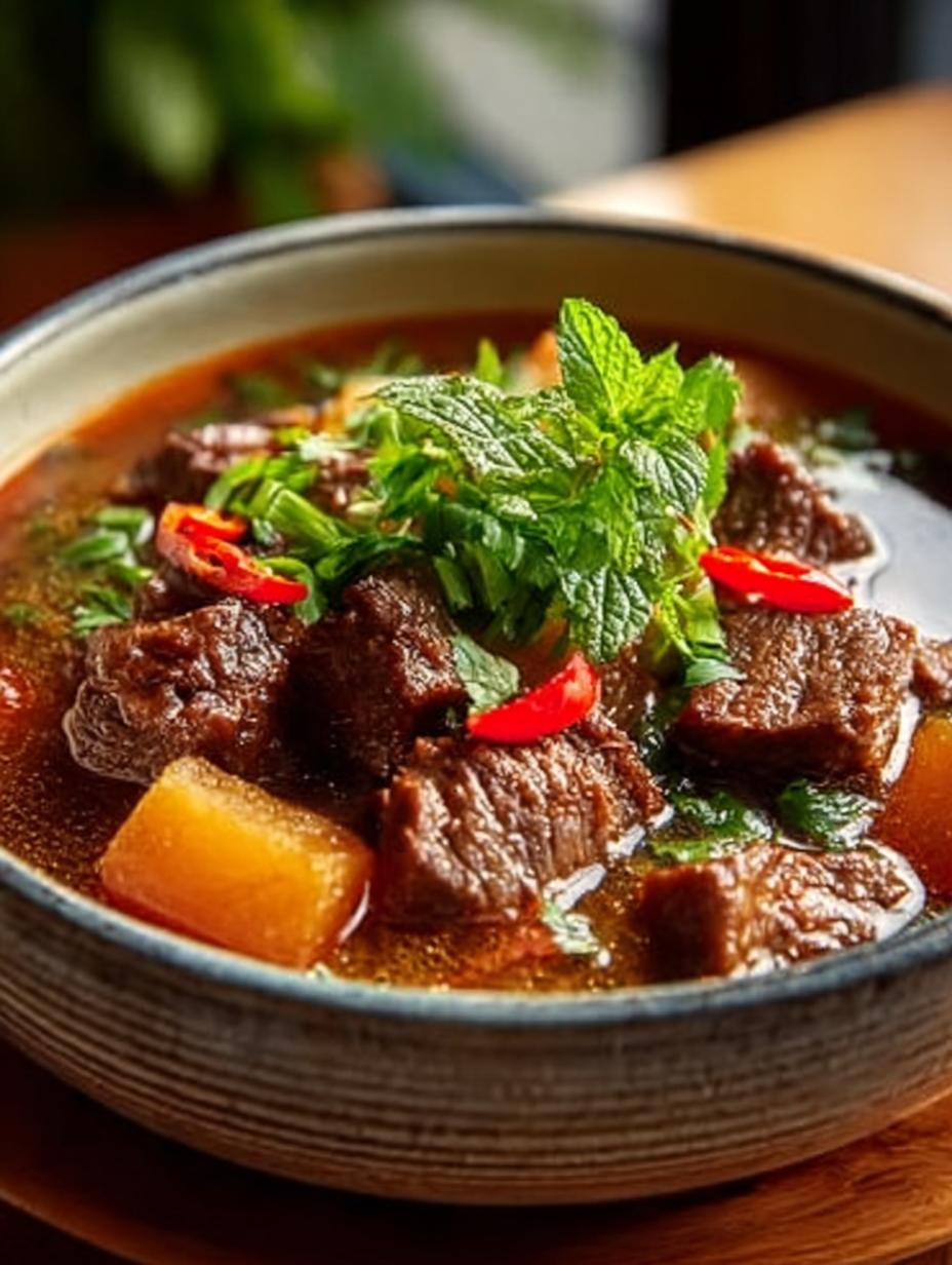 Spicy Vietnamese Beef Stew