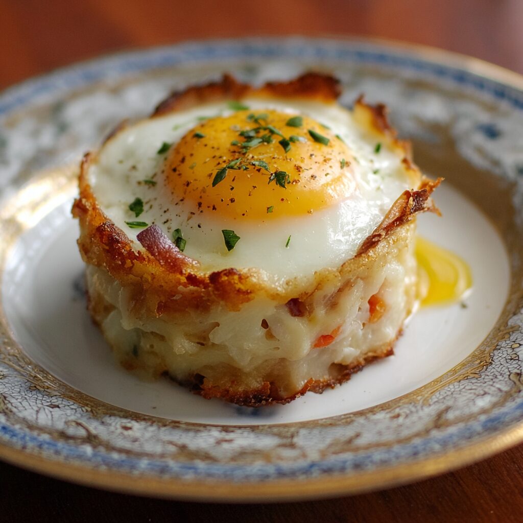 Baked Eggs Napoleon: A Savory Layered Delight