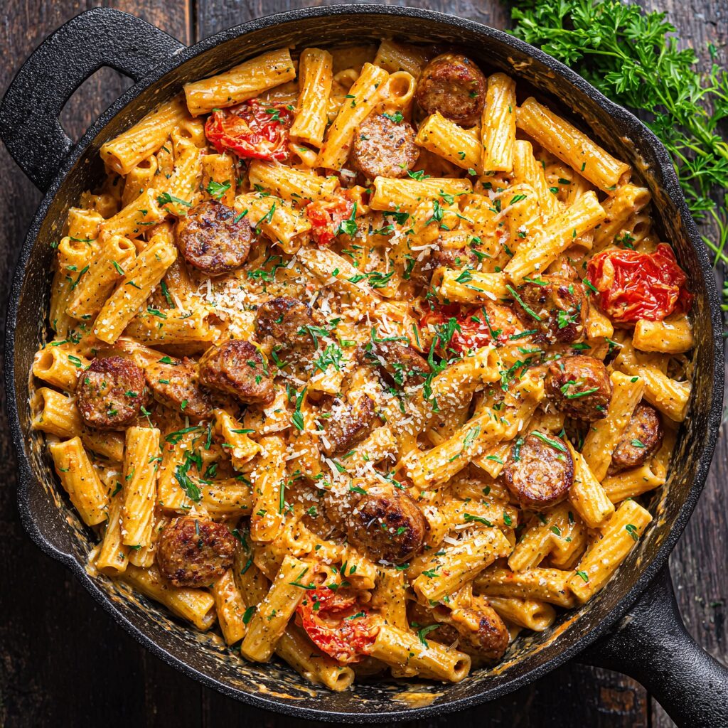 Creamy Cajun Sausage Pasta Ready in 30 Minutes