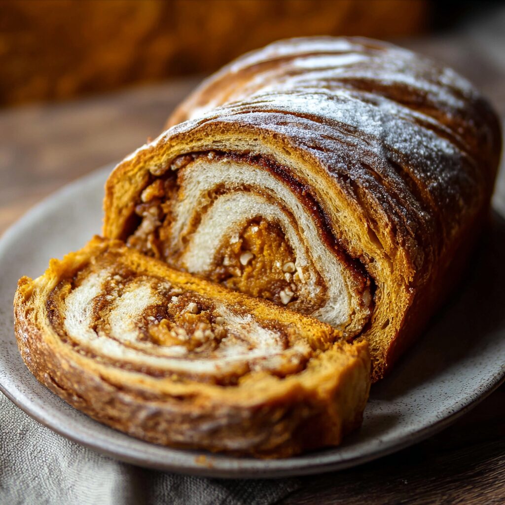 Delicious Pumpkin Cinnamon Swirl Sourdough Bread