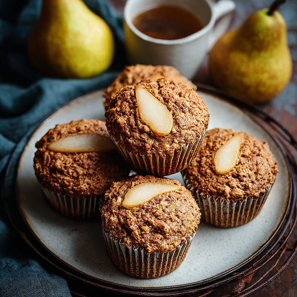 Deliciously Spiced Pear Muffins for Home Baking