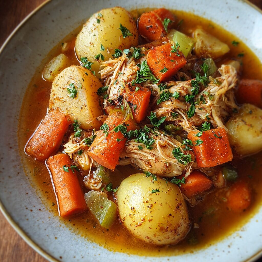 Hearty Slow Cooker Chicken Stew for Comforting Nights