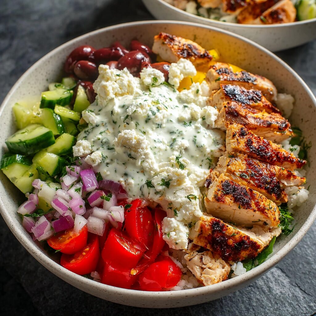 Savory Greek Chicken Bowls for Home Cooks