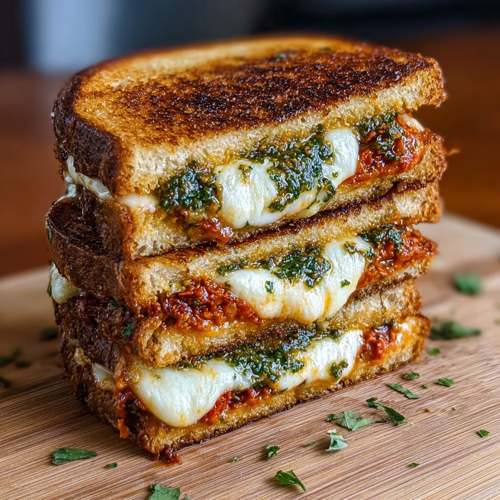 Sun-Dried Tomato Pesto Grilled Cheese: A Flavor Delight