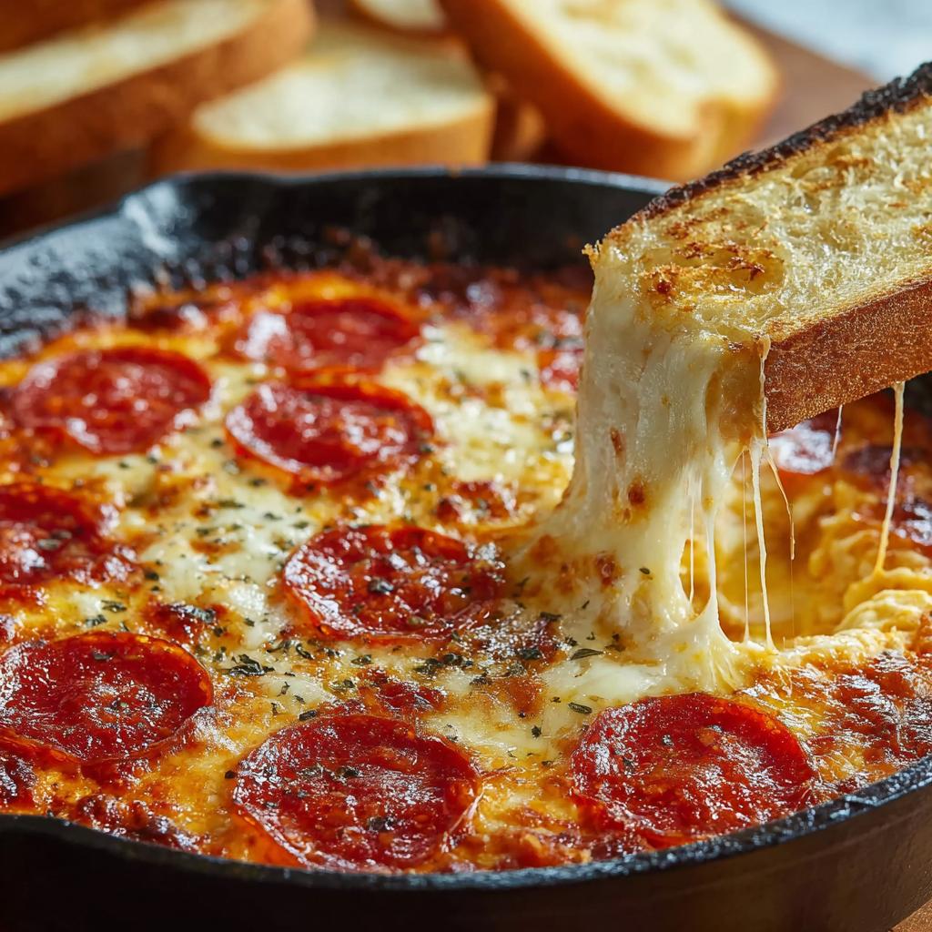 Deliciously Simple Hot Cheesy Pizza Dip Recipe