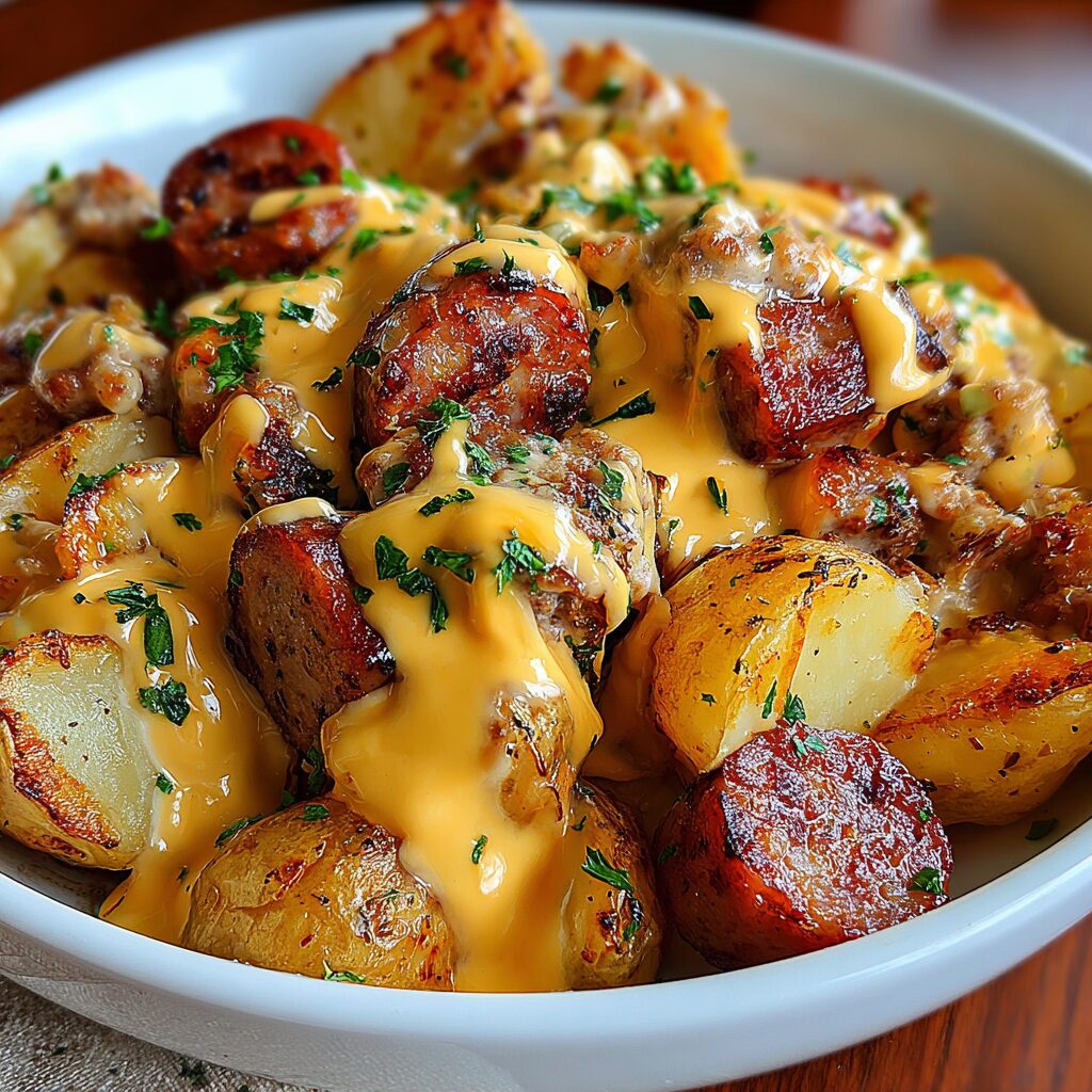 Cheesy Ranch Potatoes and Sausage: A Delightful Comfort Dish