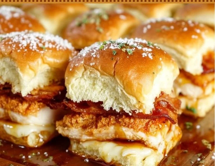Chicken Bacon Ranch Sliders