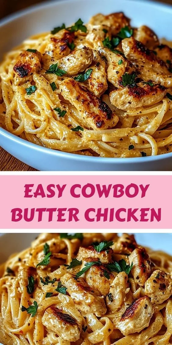 Irresistibly Easy Cowboy Butter Chicken Linguine in 30 Minutes